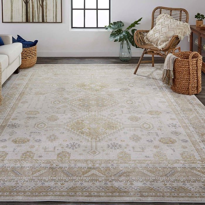 AURA Collection - 3738F Gold/Ivory