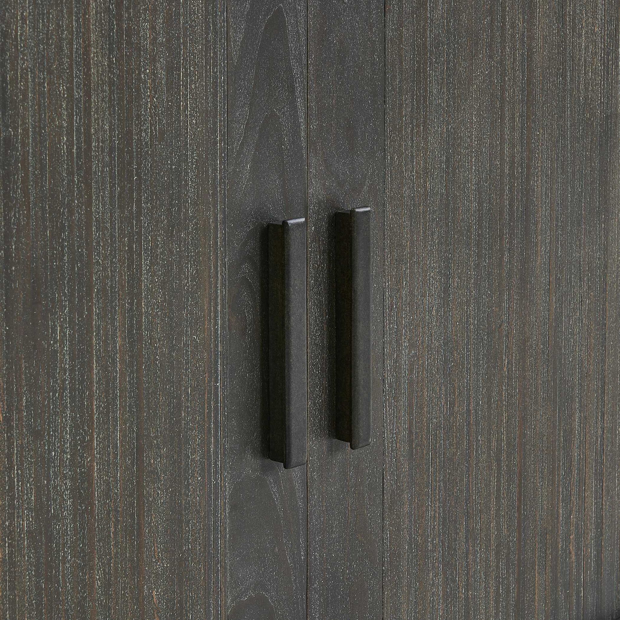 Drury - 2 Door Cabinet - Dark Gray