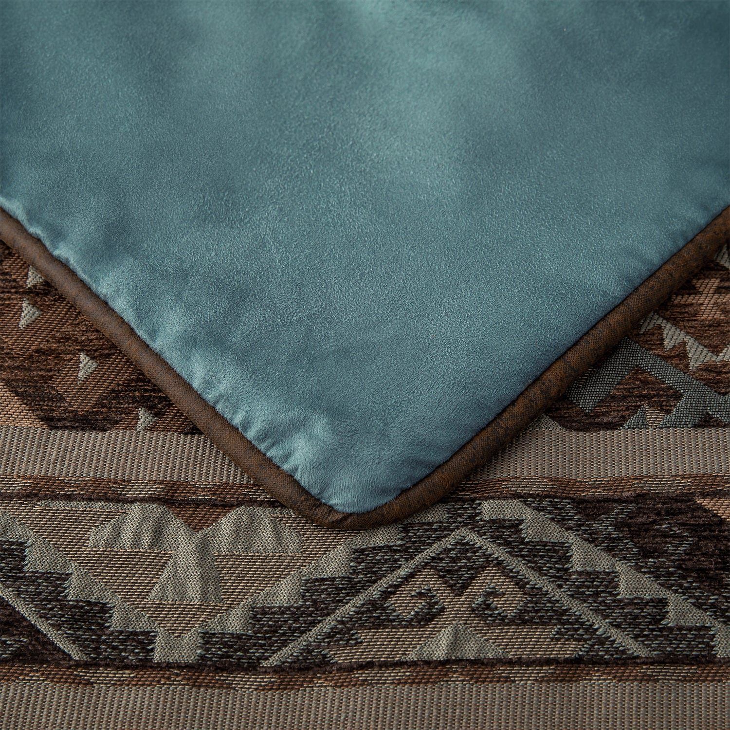Rio Grande - Queen Duvet Cover Set (Set of 7) - Brown