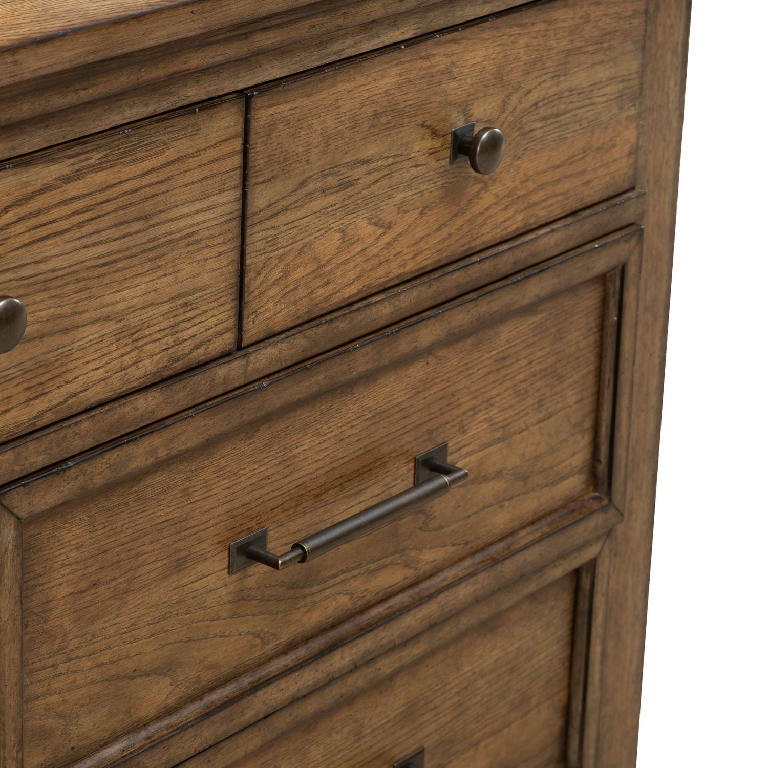 Carolina Park - 7 Drawer Dresser - Amber Brown