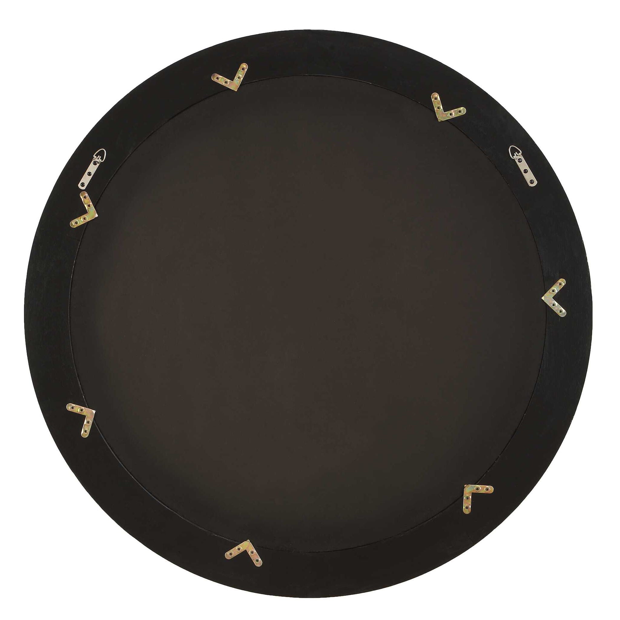 Frontier - Round Wood Mirror - Woodtone
