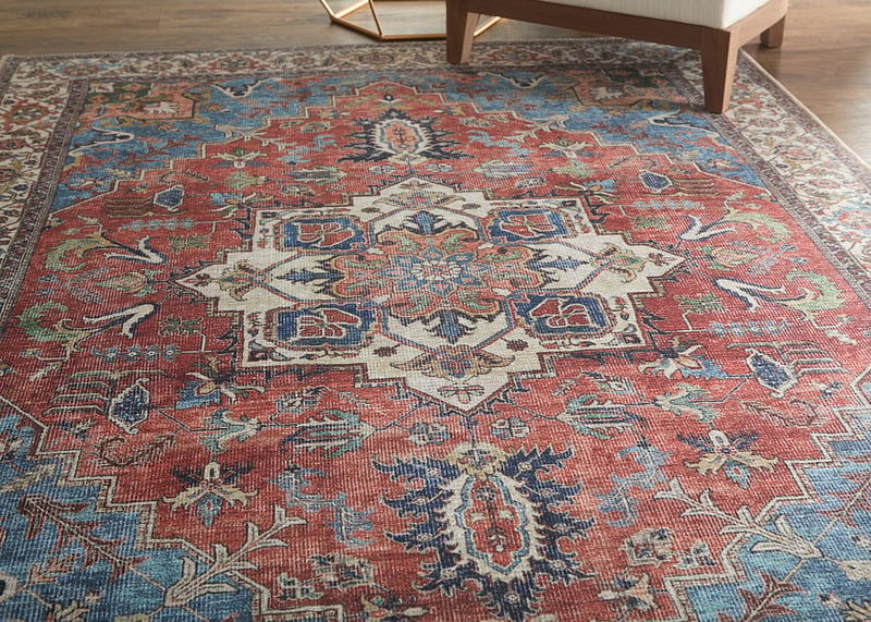 PERCY Collection - 39AHF Blue/Rust