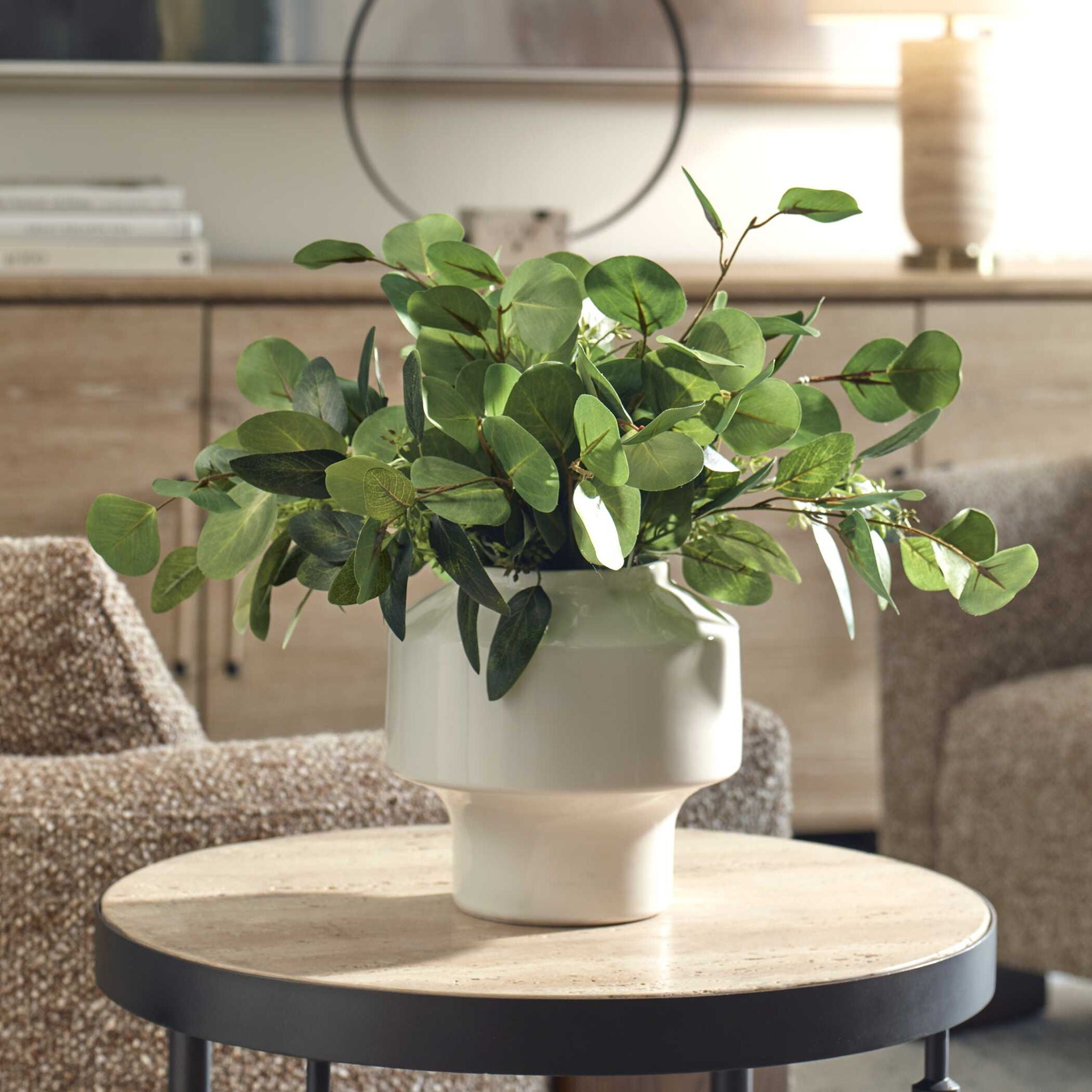Essence Eucalyptus - Accent & Vase - Green / White