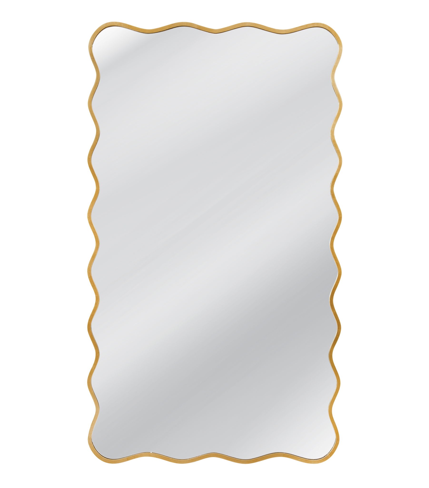 Freya - Floor Mirror - Antique Gold Leaf