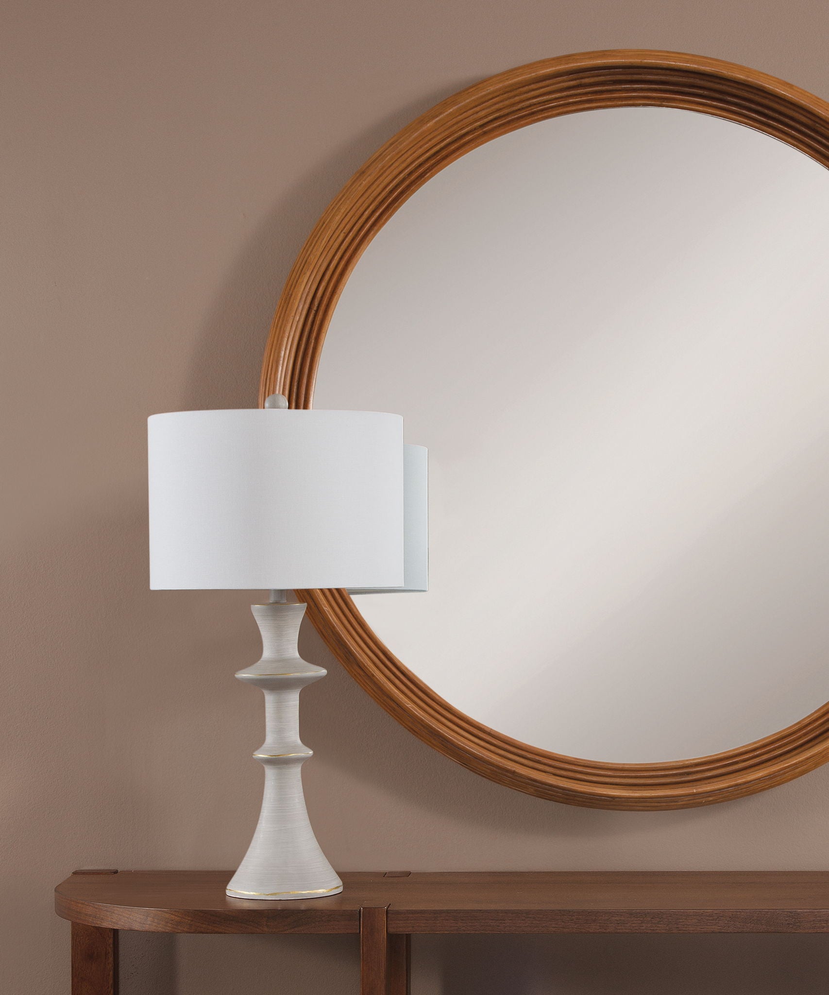 Candra - Table Lamp - Pearl Silver