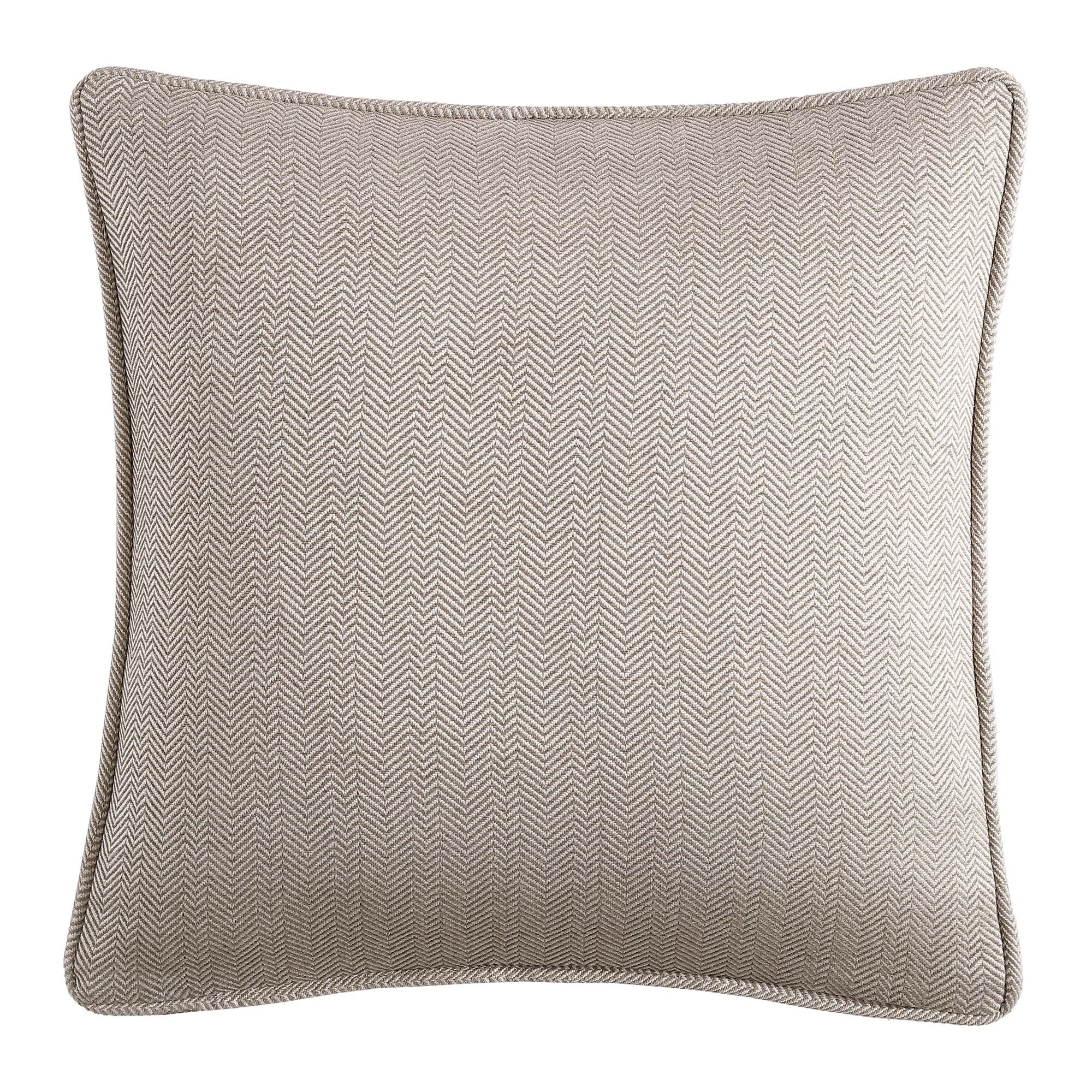 Chenille Herringbone - Euro Sham - Sand
