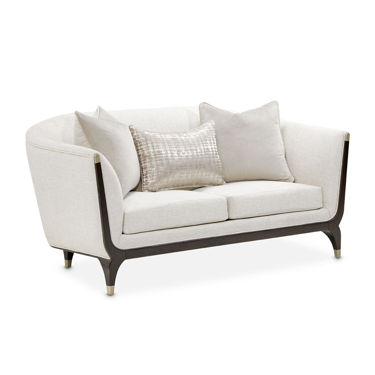 Paris Chic - Loveseat - Cremini / Espresso
