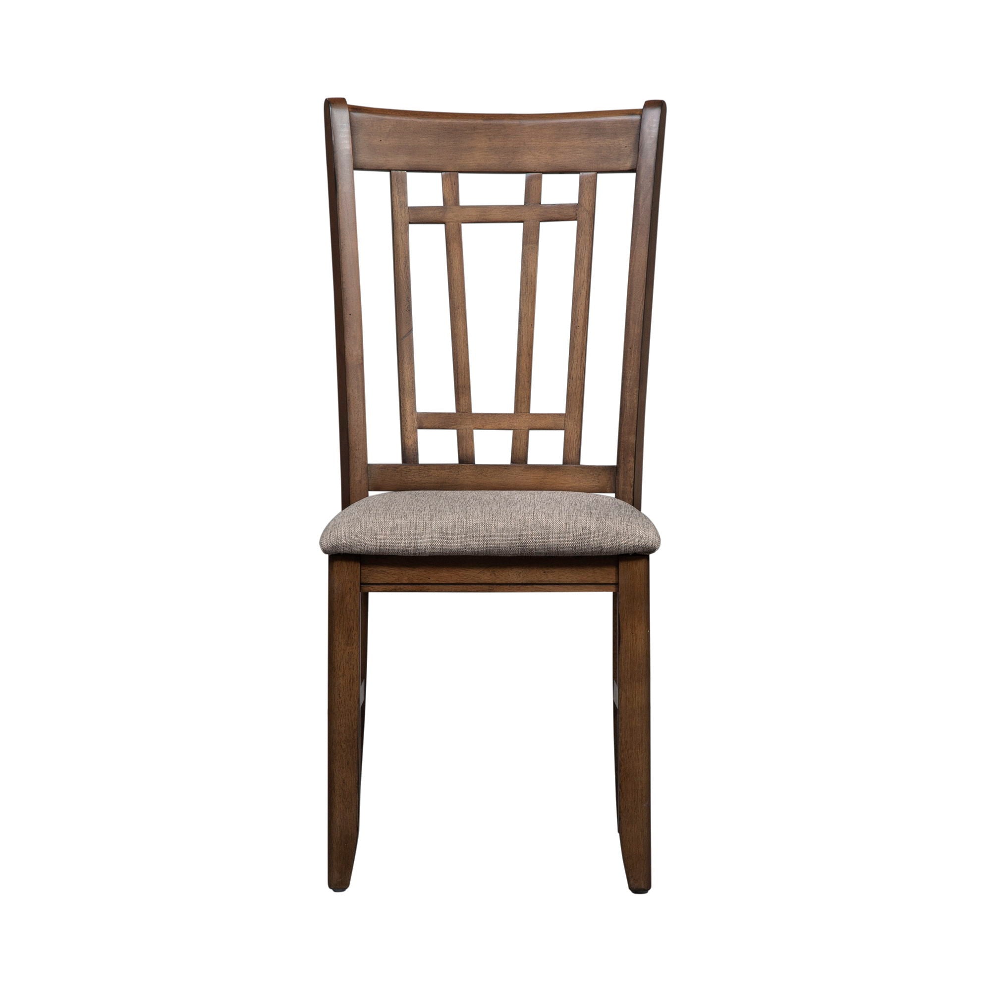 Santa Rosa - Lattice Back Side Chair - Antique Honey