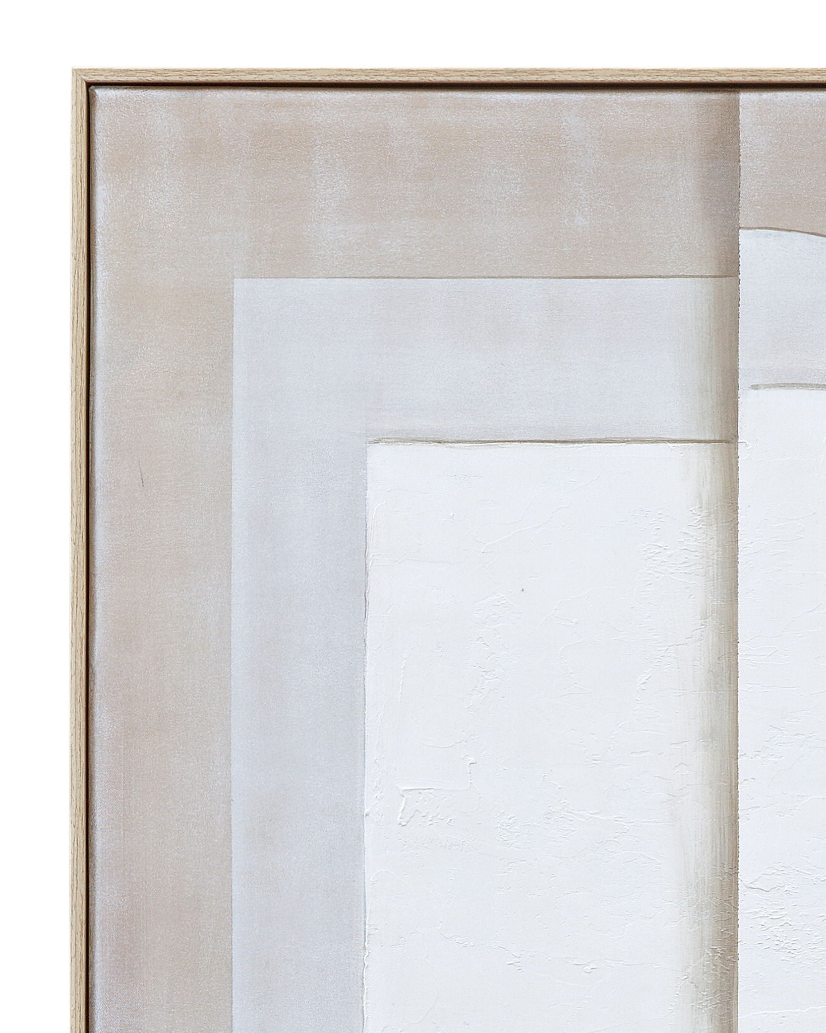 Fold II Canvas Art - Natural