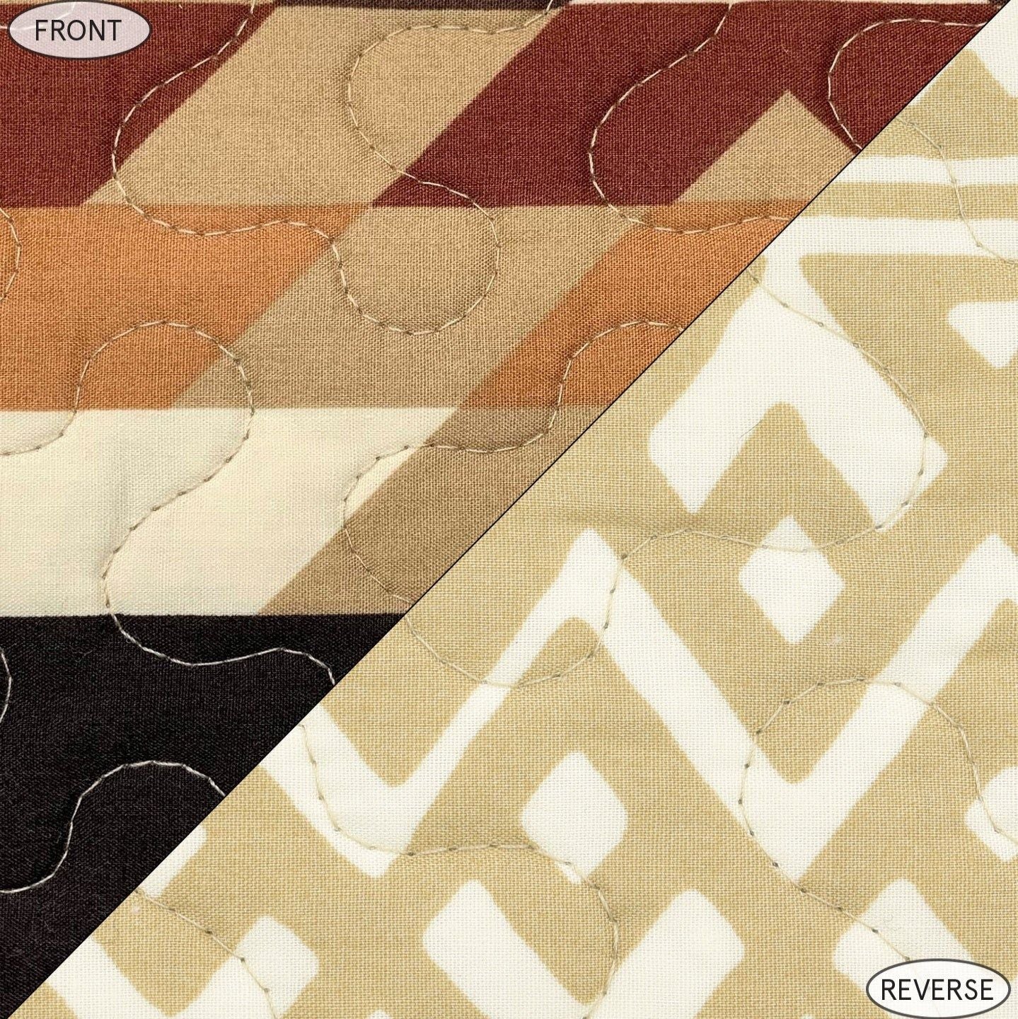Yosemite - Twin Reversible Quilt Set (Set of 2) - Multi Color