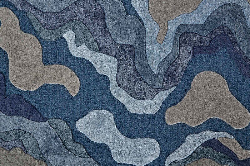 SERRANO Collection - 8856F Gray/Blue