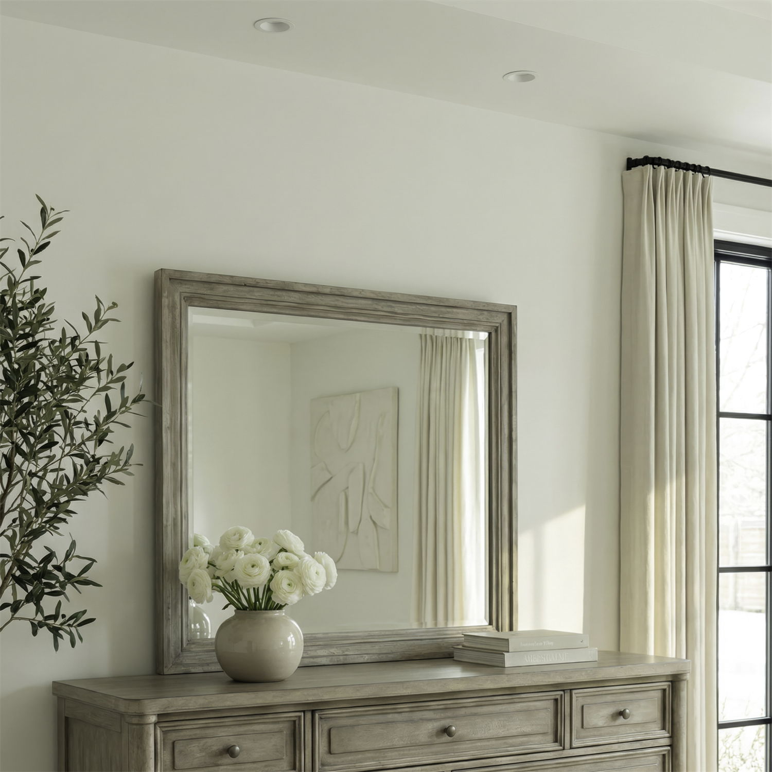 Rochelle Park - Mirror - Smokey Taupe