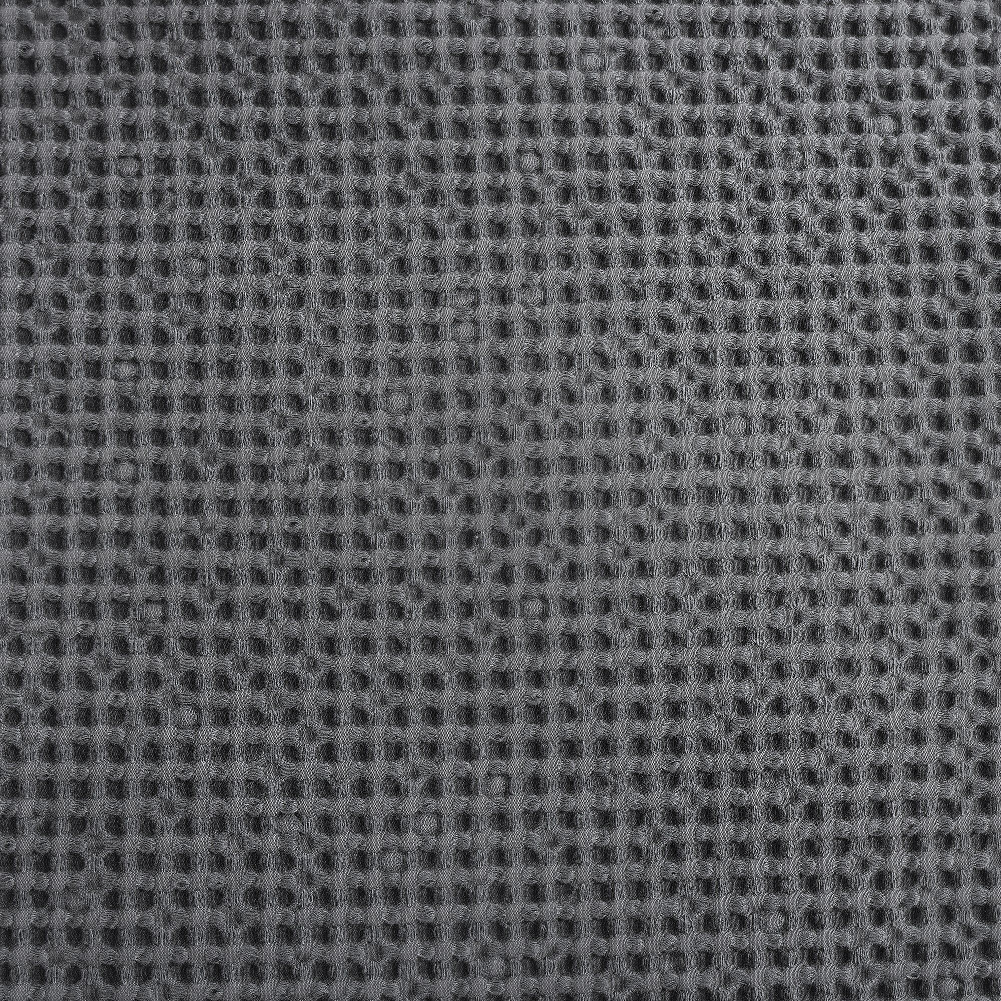 Stonewashed Cotton Waffle Weave - Queen Duvet Cover Set (Set of 3) - Slate