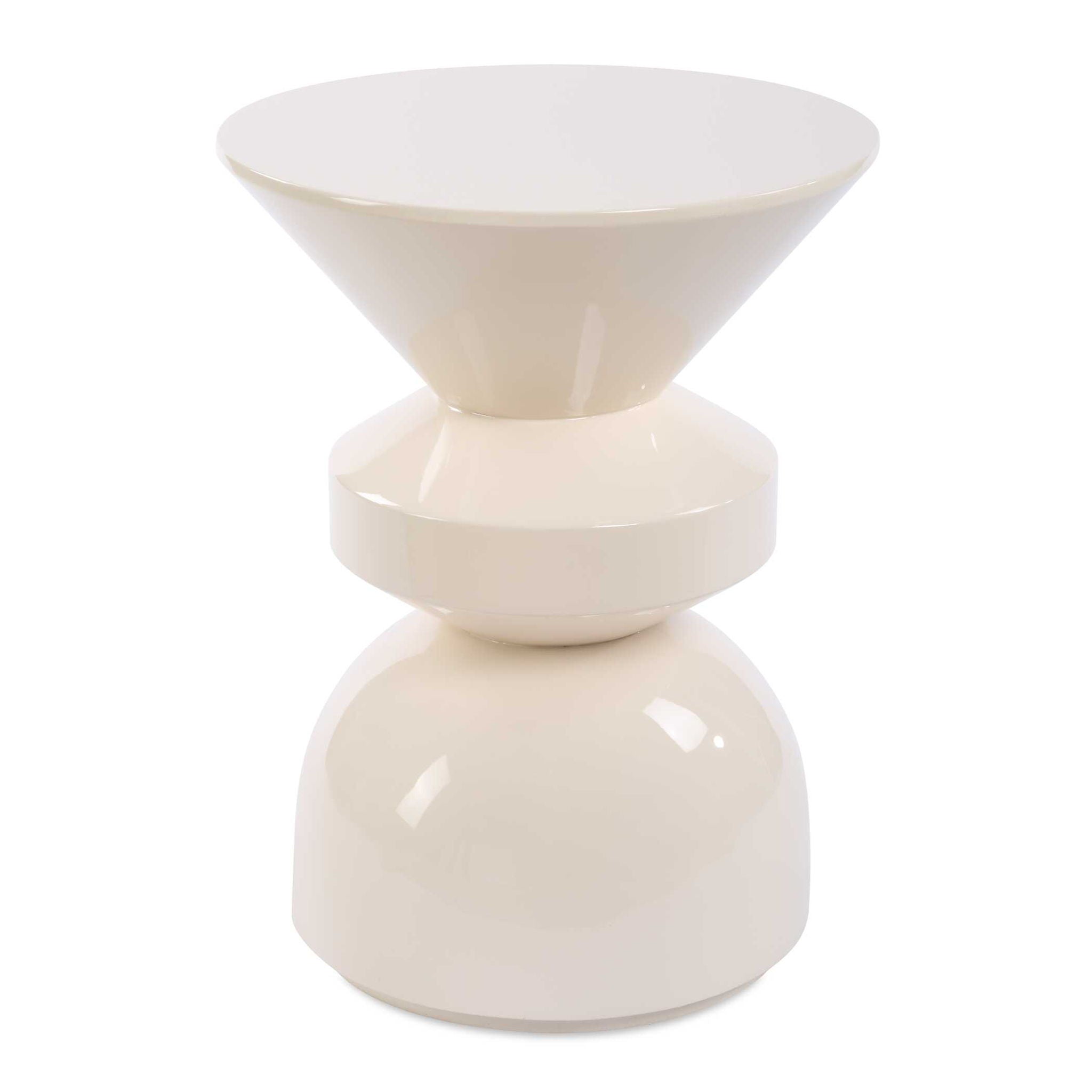 Lyford - Modern Accent Table - White