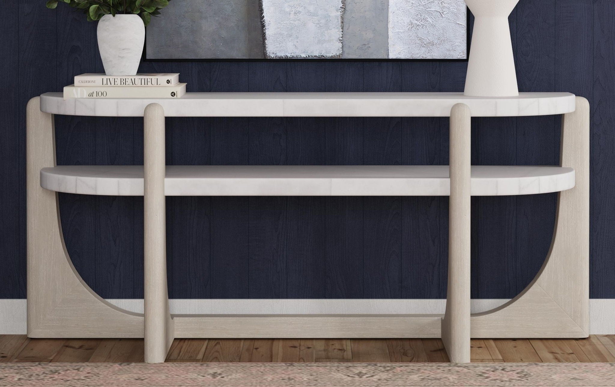 Gavin - Console - White