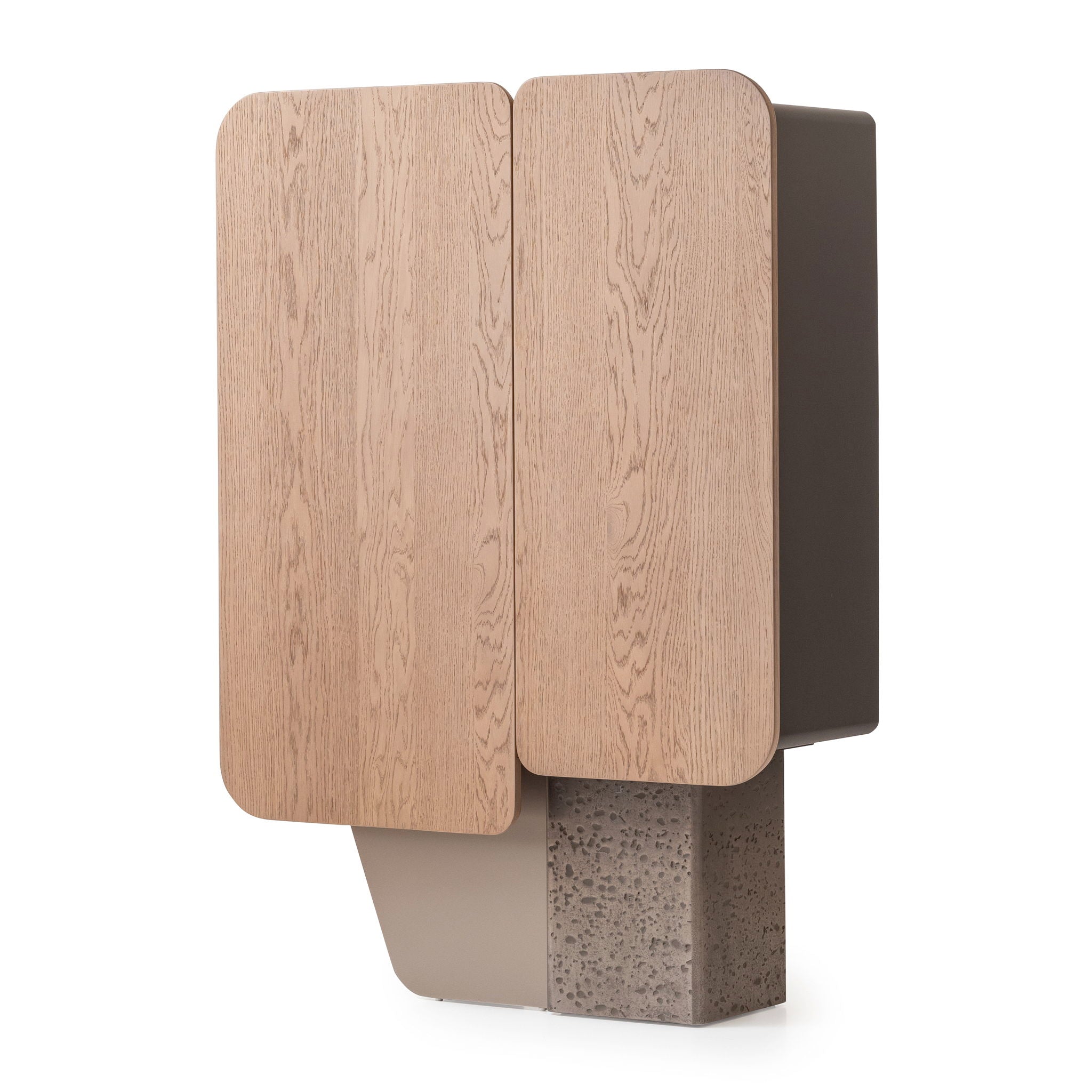 Bristol Point - Bar Cabinet - Saddle Brown
