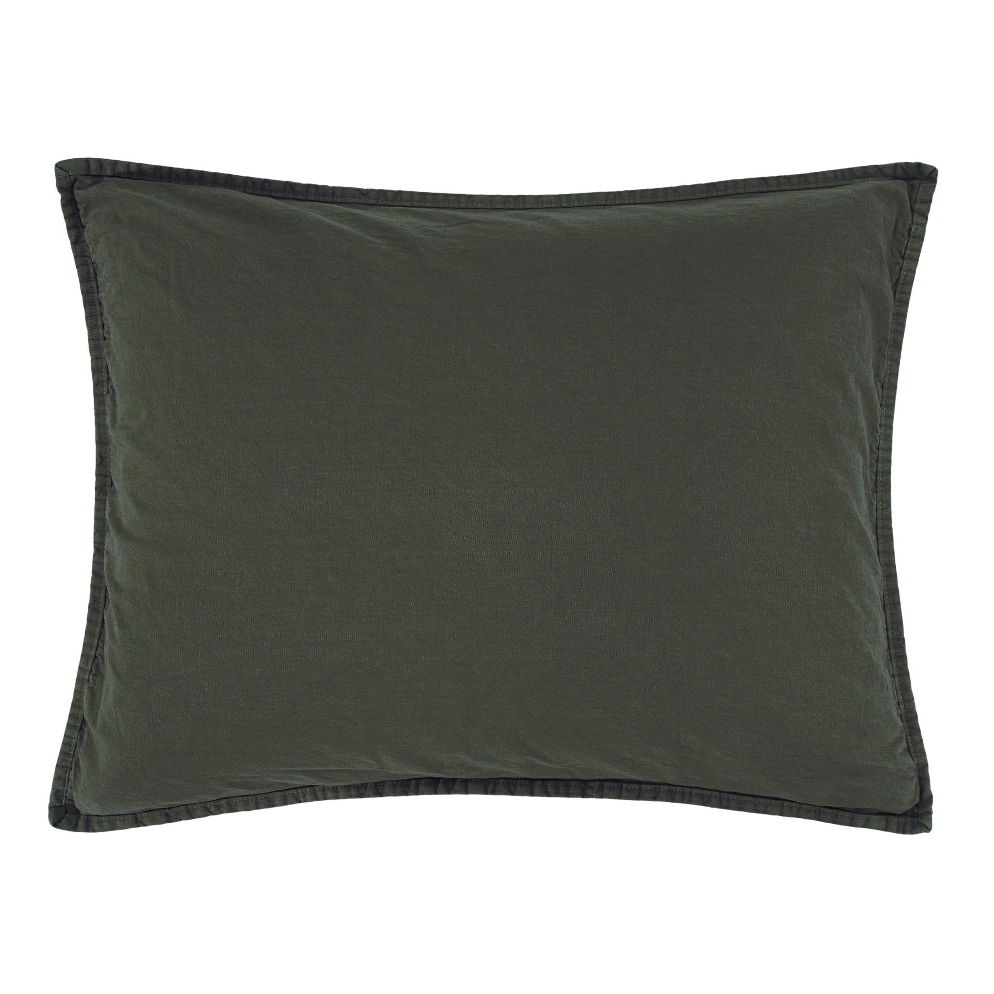 Cotton Canvas - 21" x 27" Stonewashed Pillow Sham - Duffle Bag