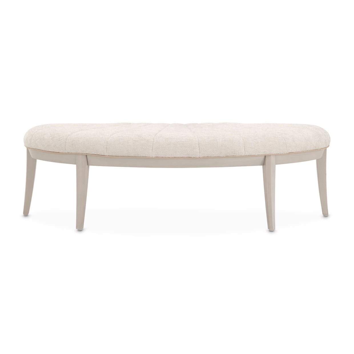 Fantosini Bed Bench - Cappuccino/Silver Mist