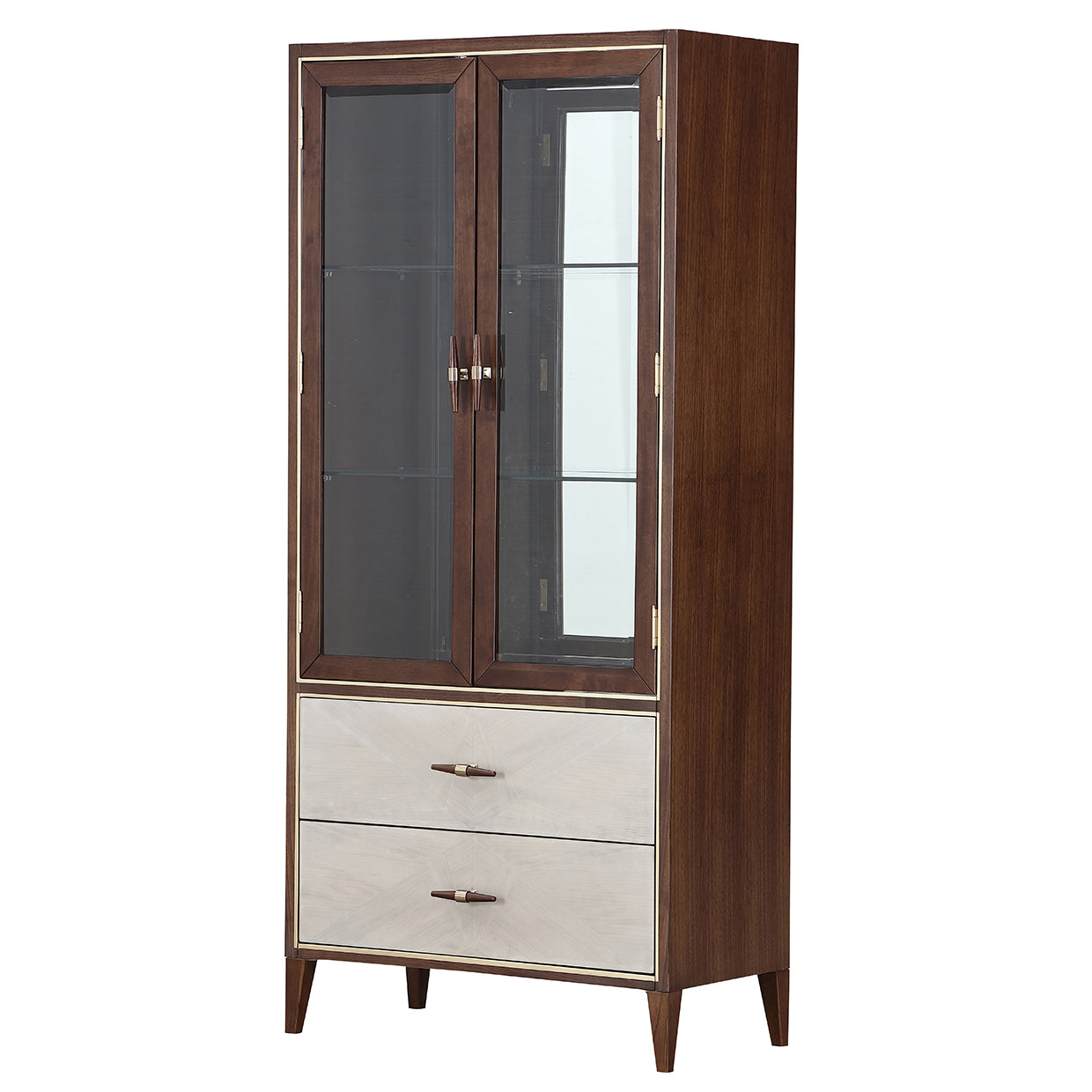 Houston Display Cabinet - Walnut