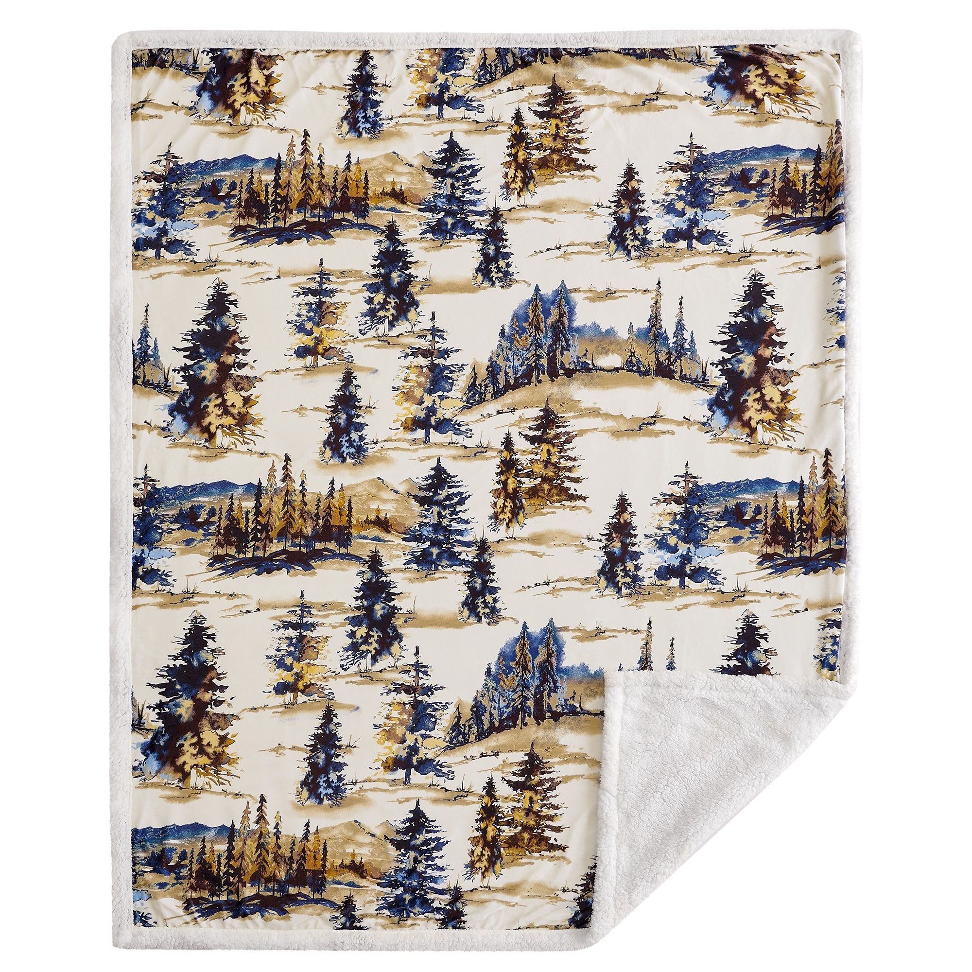Campfire - Acadia Campfire Sherpa Throw 6 Per Carton - Copper