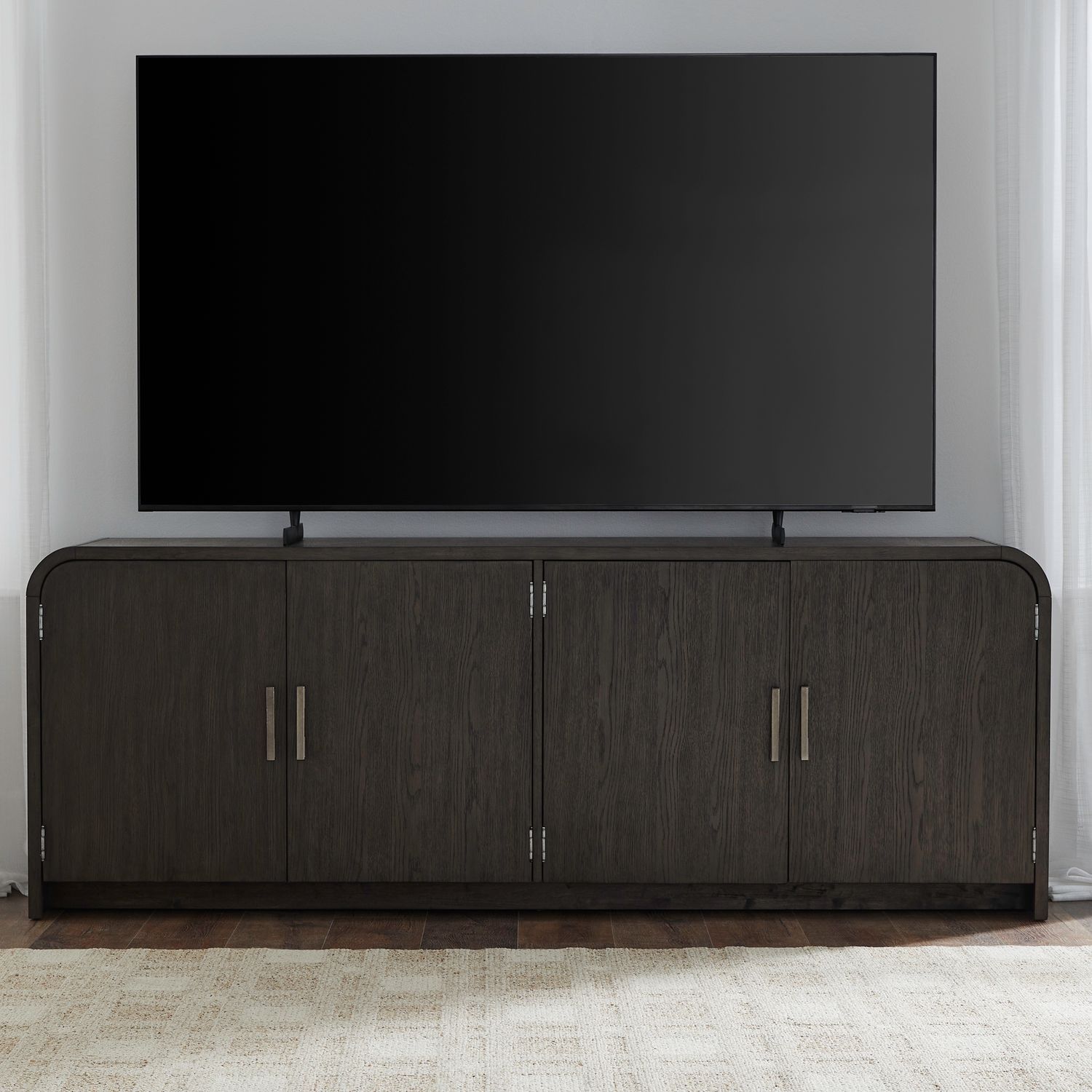 Perspectives - 82" TV Console - Espresso