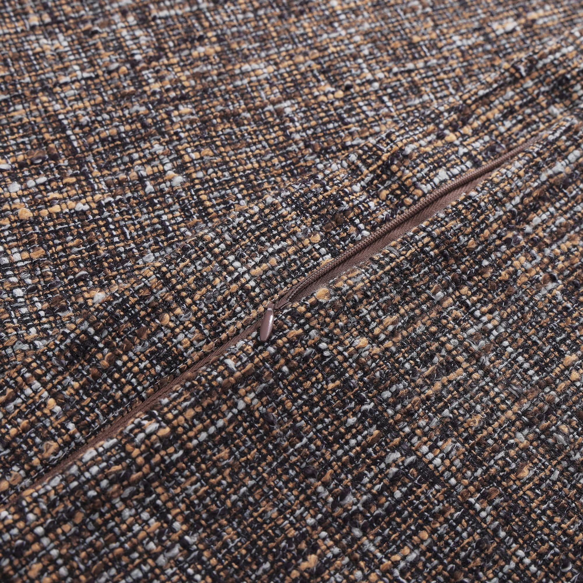 Tweed - Twin Comforter Set (Set of 2) - Brown
