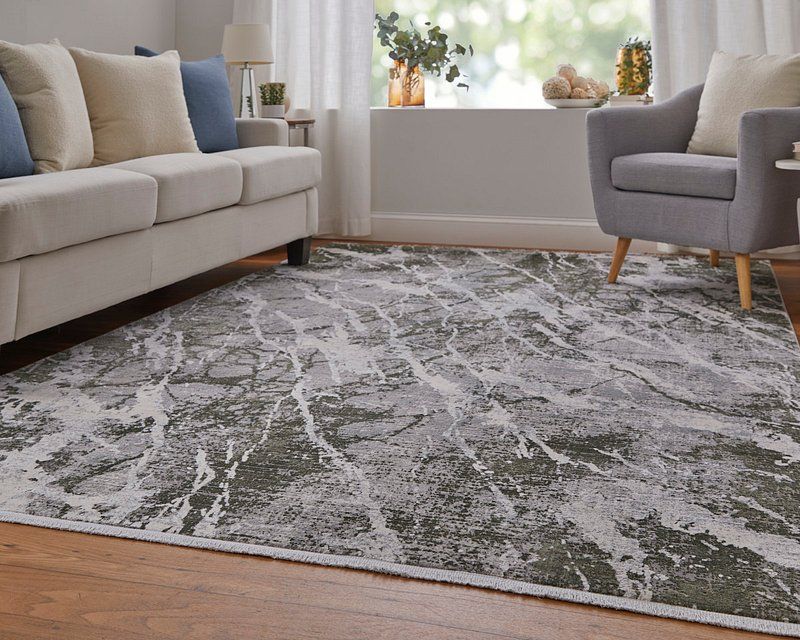 CADIZ Collection - 39N6F Green/Ivory