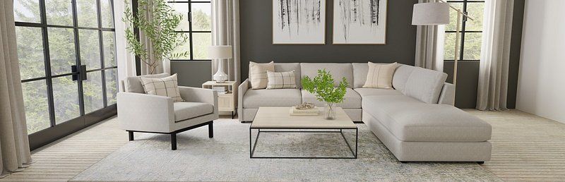 HAYDEN Collection - 6042L Natural/Green