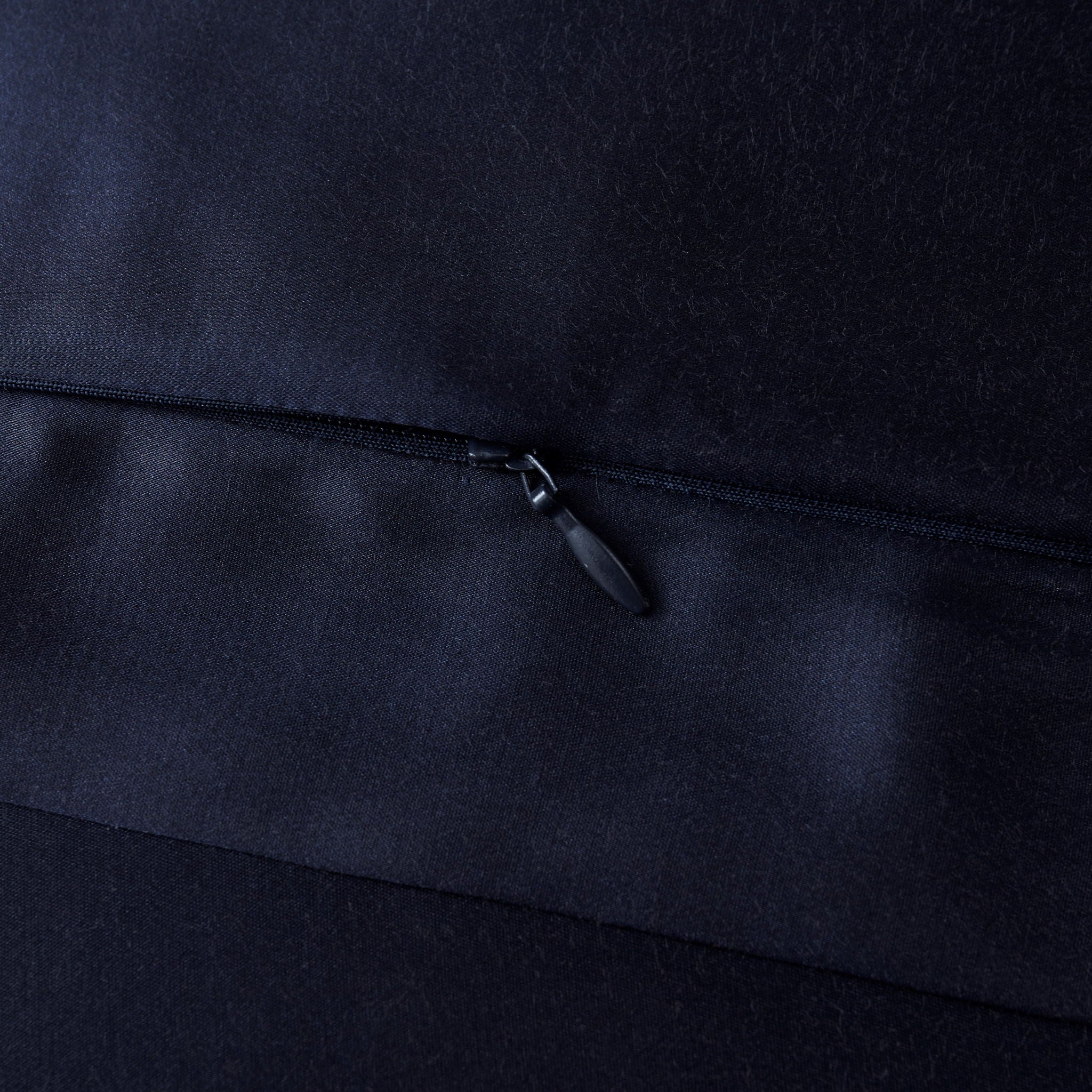 High Shine Satin - Euro Sham - Navy