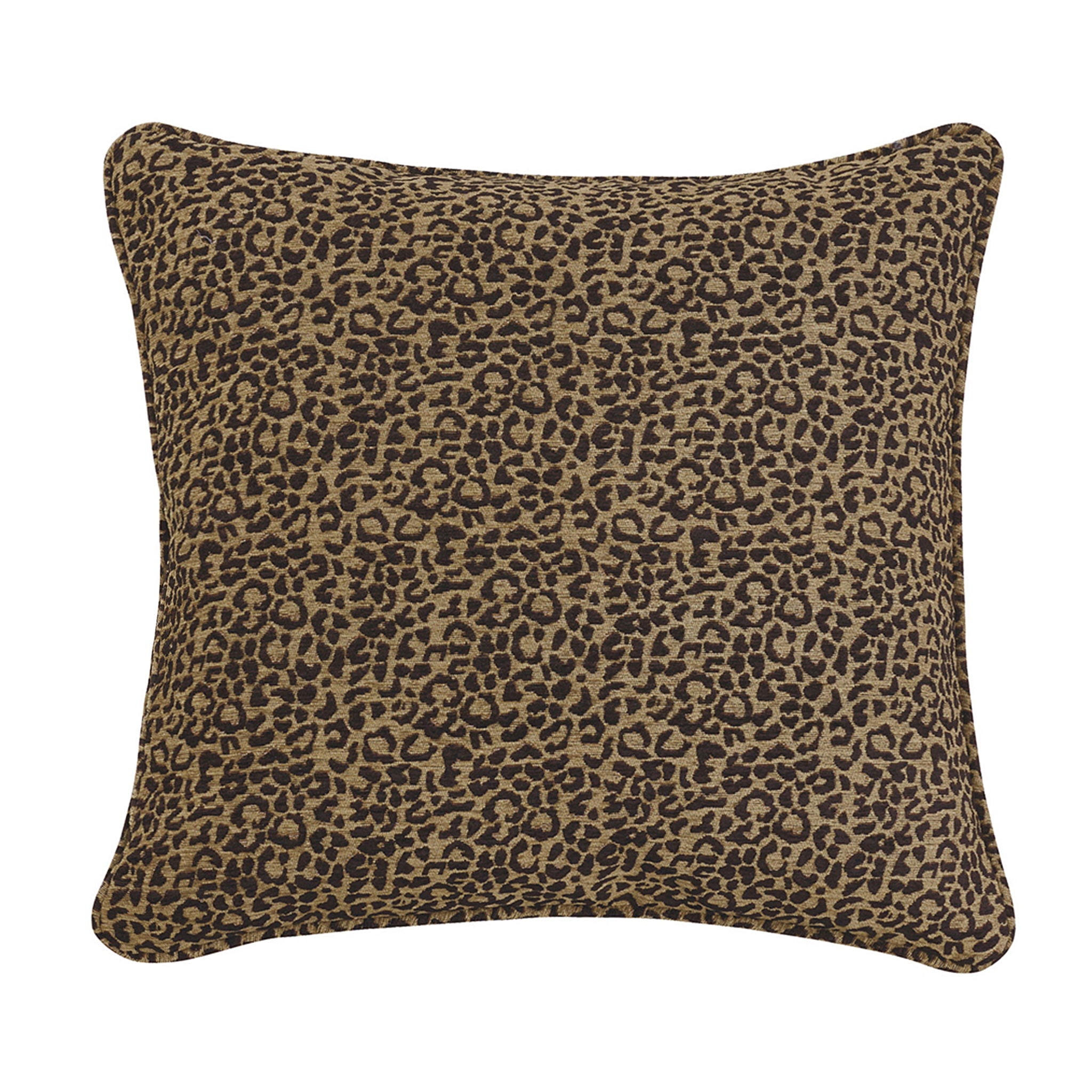 Adrienne - Chenille Euro Sham - Tan / Brown