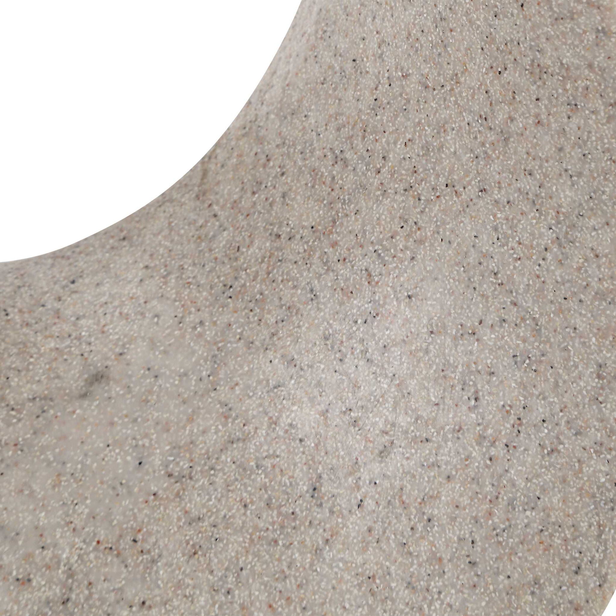 Oval Harmony - Sculpture - Gray