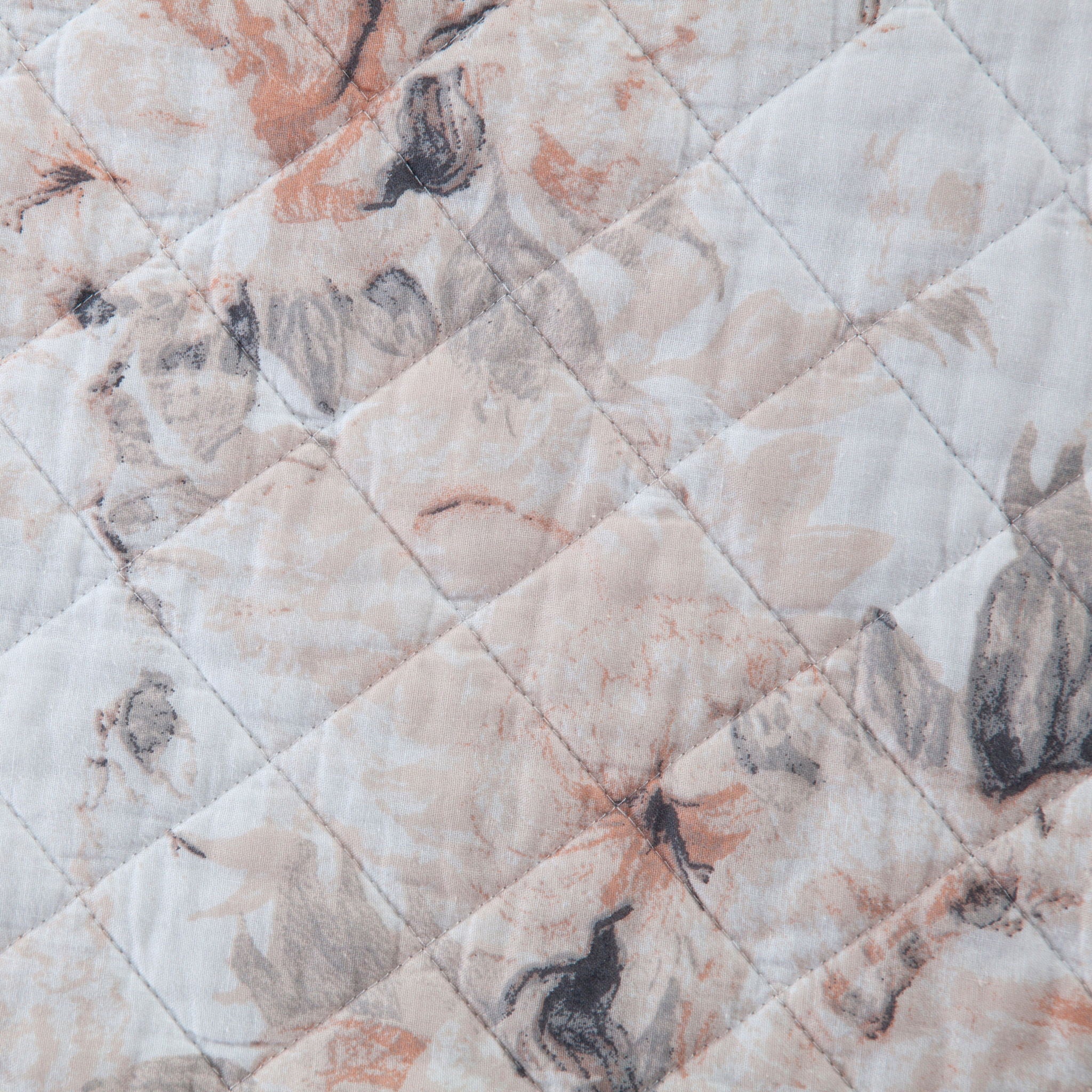 Colette - King Reversible Quilt Set (Set of 3) - Blush