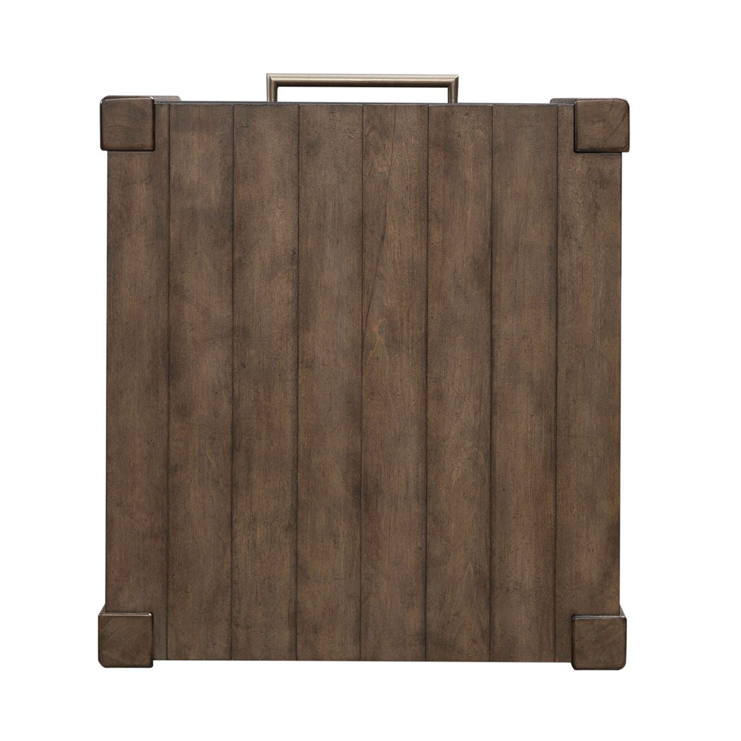 Broadmore - Drawer End Table - Cobblestone Brown