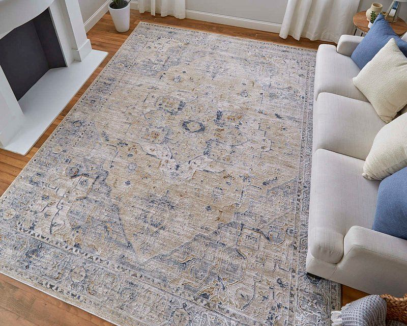 PASHA Collection - 39M5F Beige/Blue