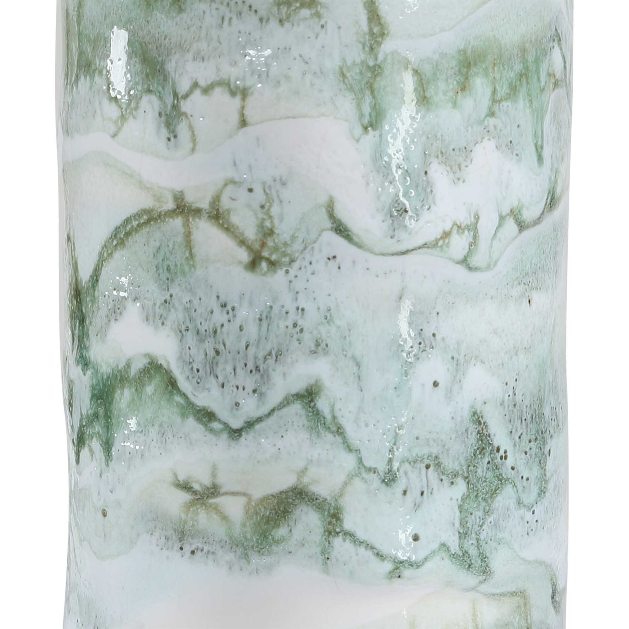 Jameis - Marbled Table Lamp - Green / White