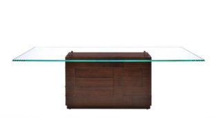 Kingsley Glass Top Dining Table
