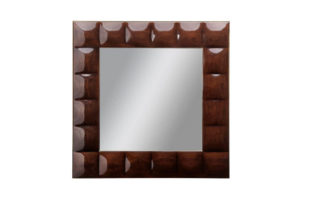 Tristan Tufted Square Mirror