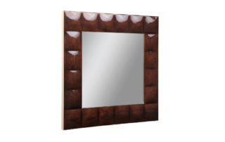 Tristan Tufted Square Mirror