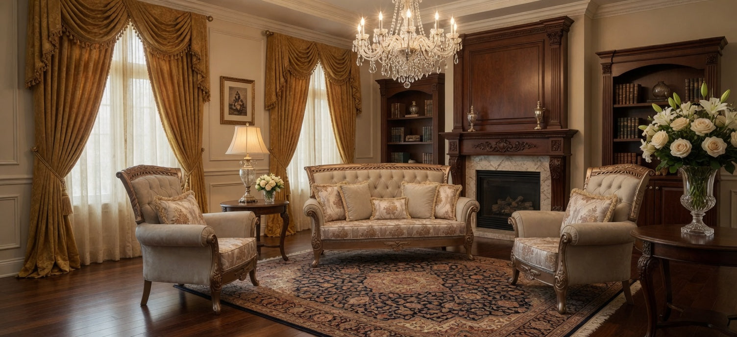 Classical Yethrip Formal Living Room Set
