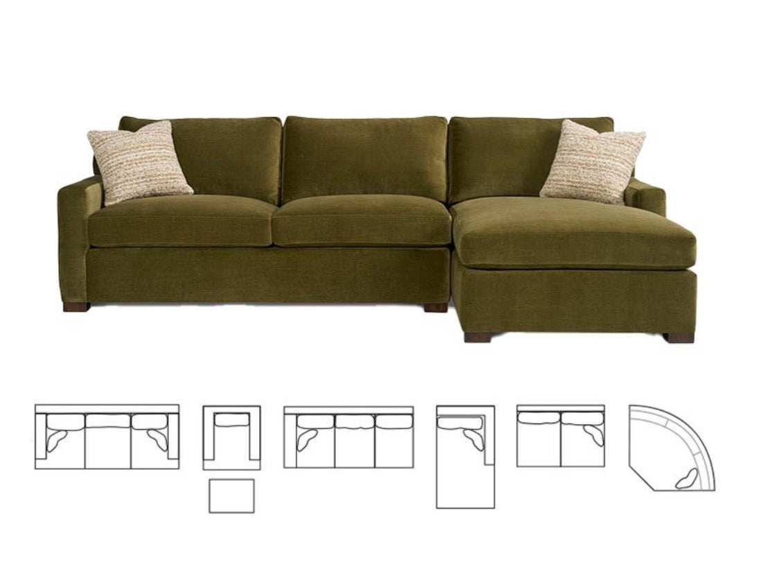 1100 Custom Loveseat & Sofa Collection | Michael Thomas Furniture
