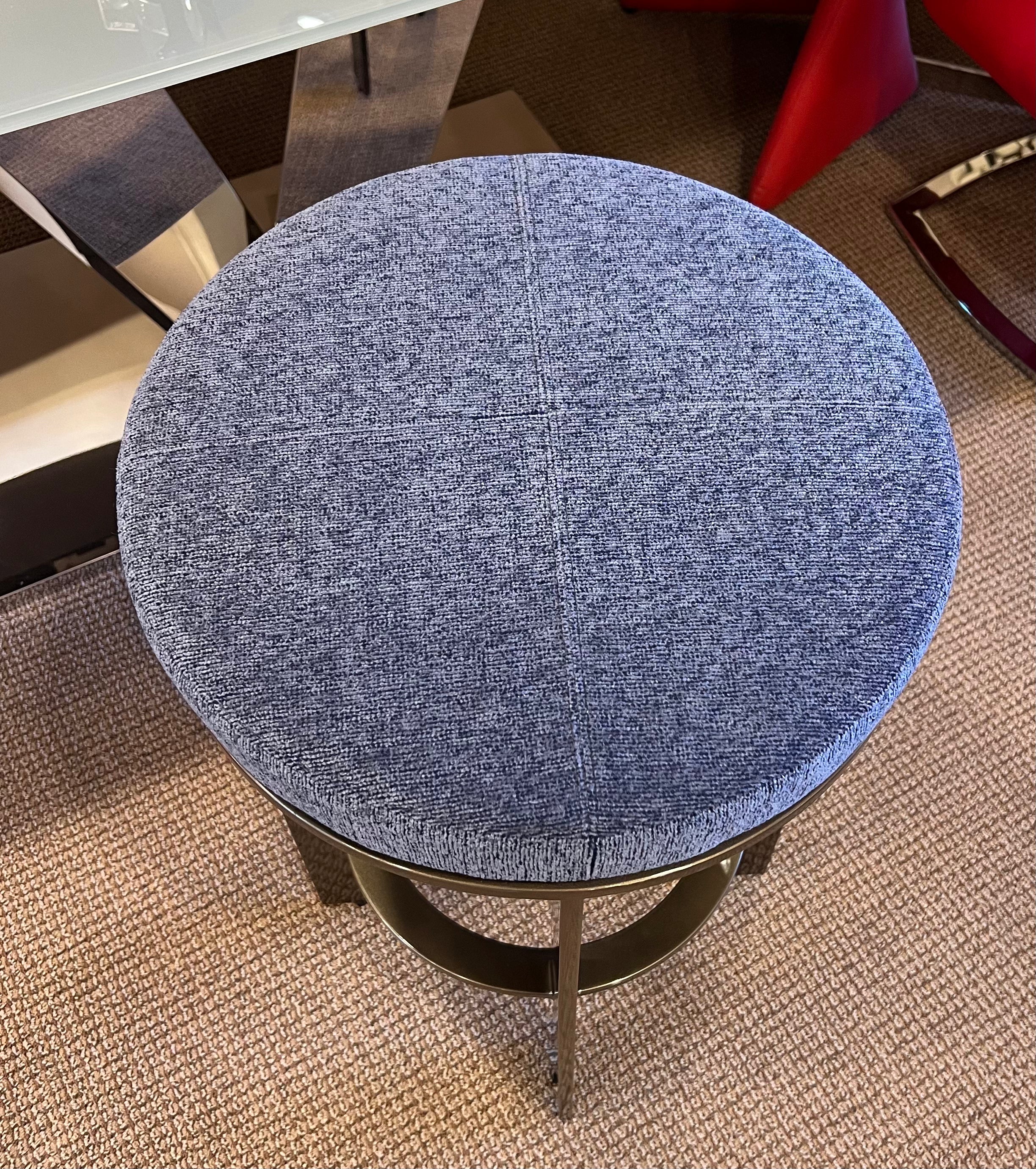 Counter Stool with Upholstered Swivel Seat