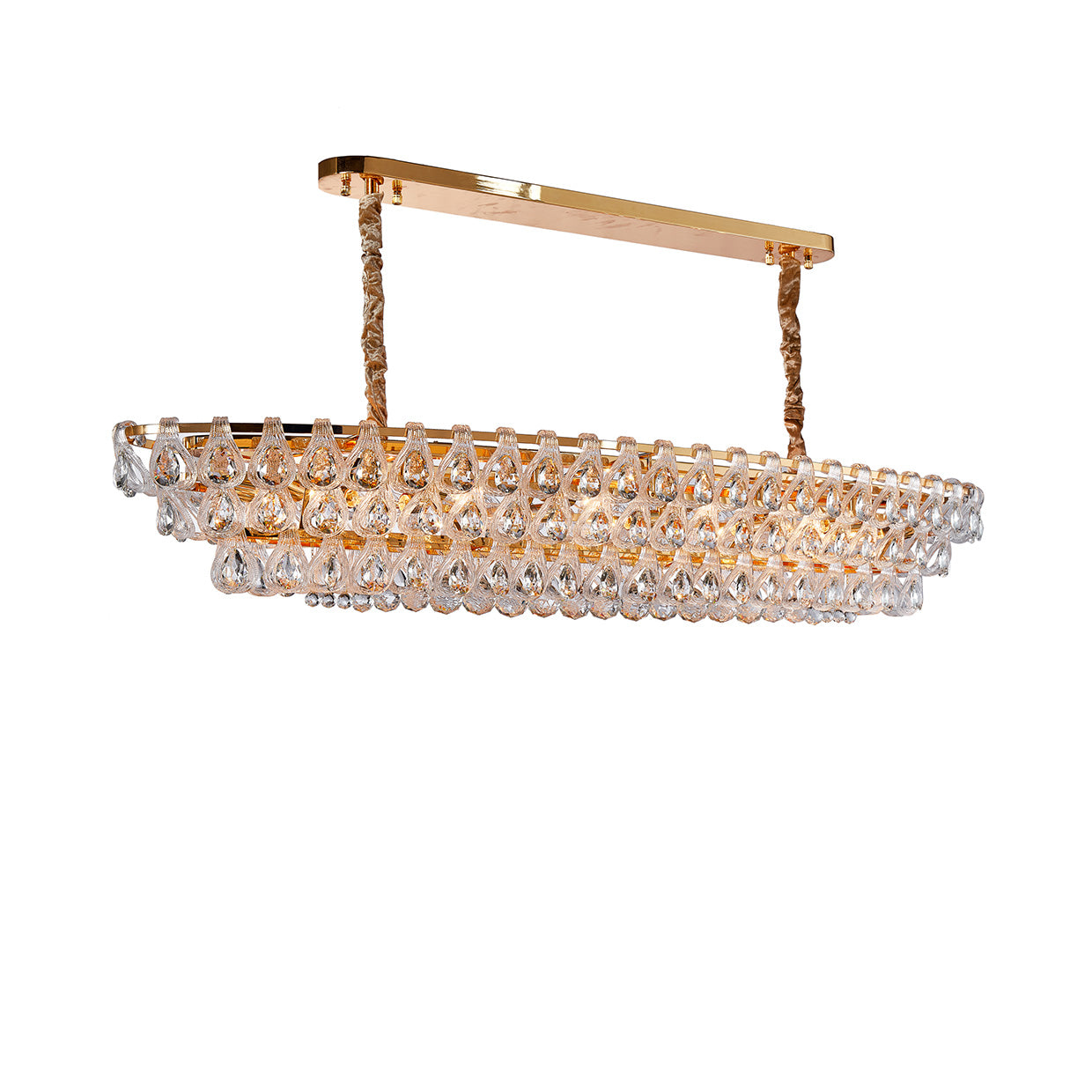 Gala 14-Light Rectangular LED Chandelier