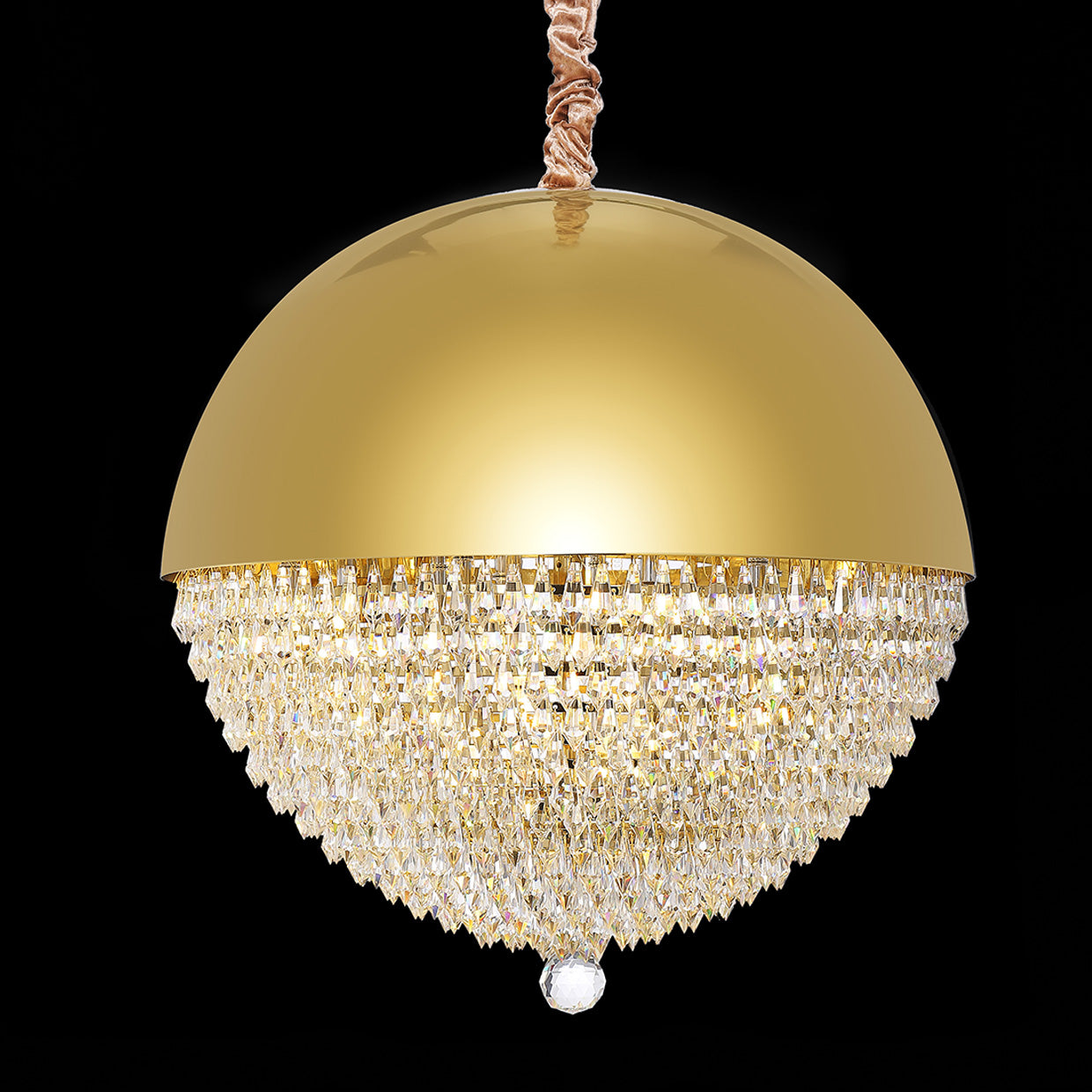 Eclipse LED Chandelier - Gold