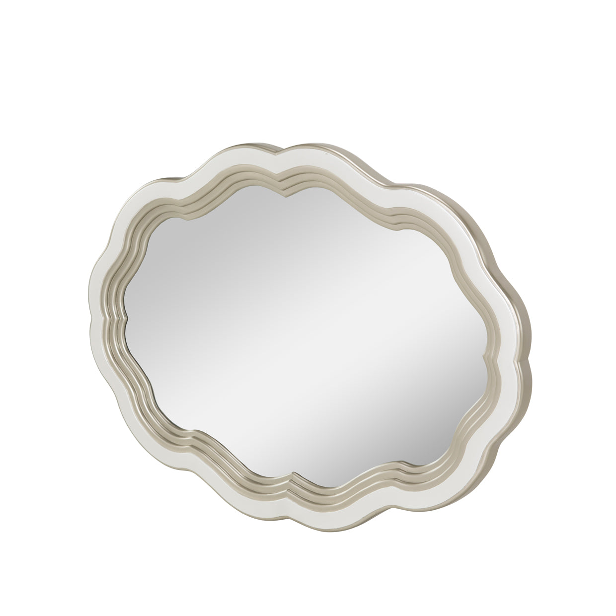 London Place Wall Mirror - Creamy Pearl