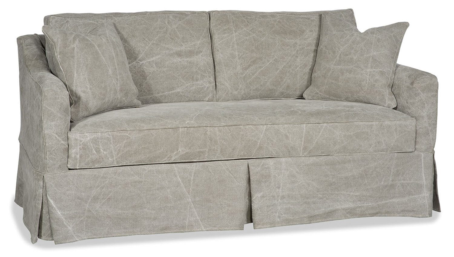 Vincent 122-75 Skirted Slip Sofa - Customizable