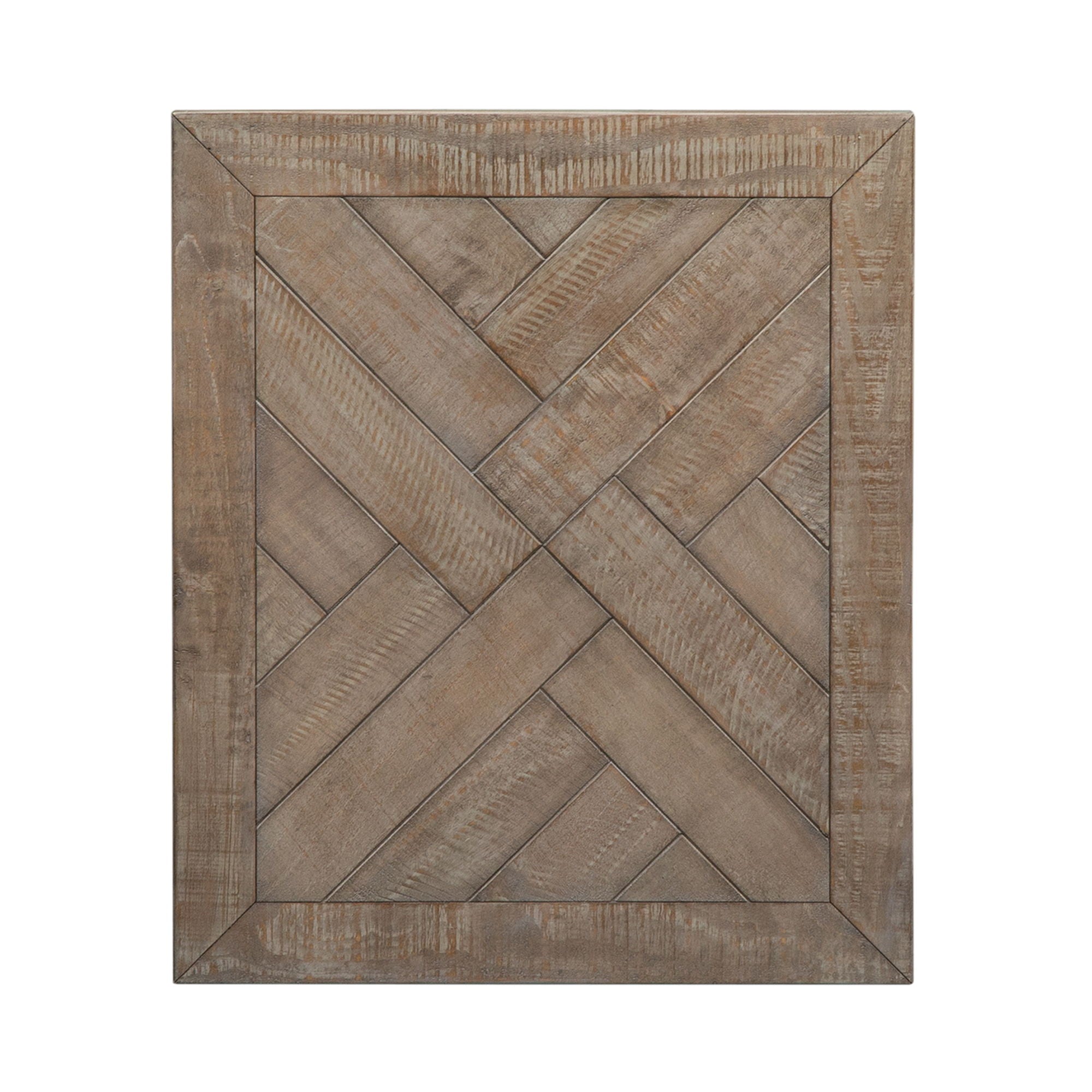 Parkland Falls - Rectangular End Table - Weathered Taupe