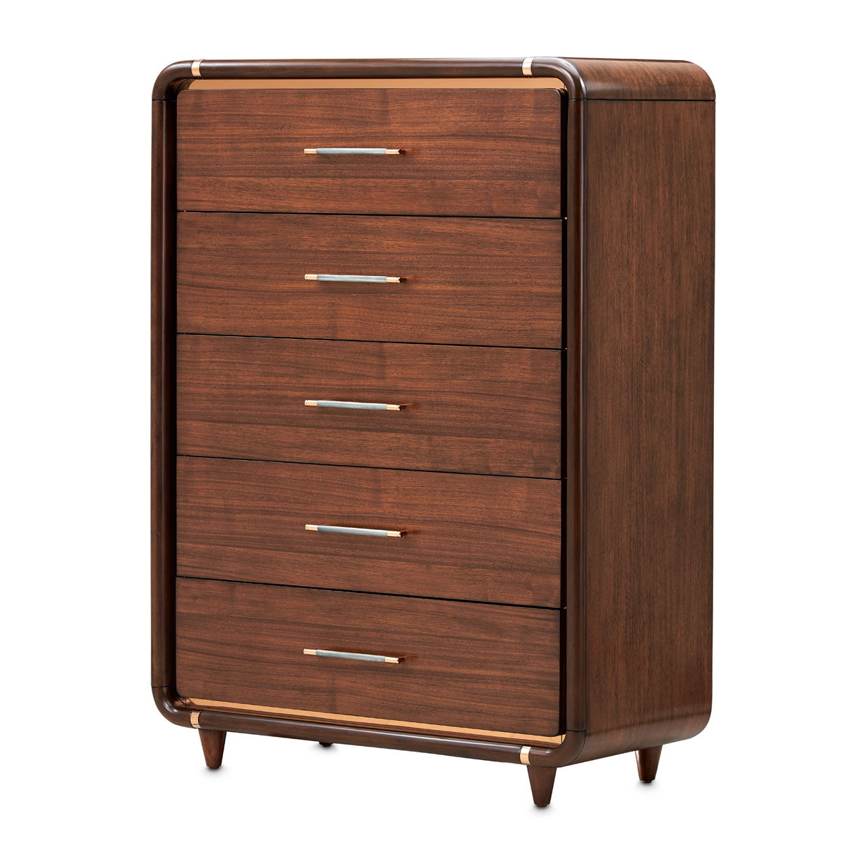 Mason Park - 5-Drawer Gentlemen's Chest - Umber