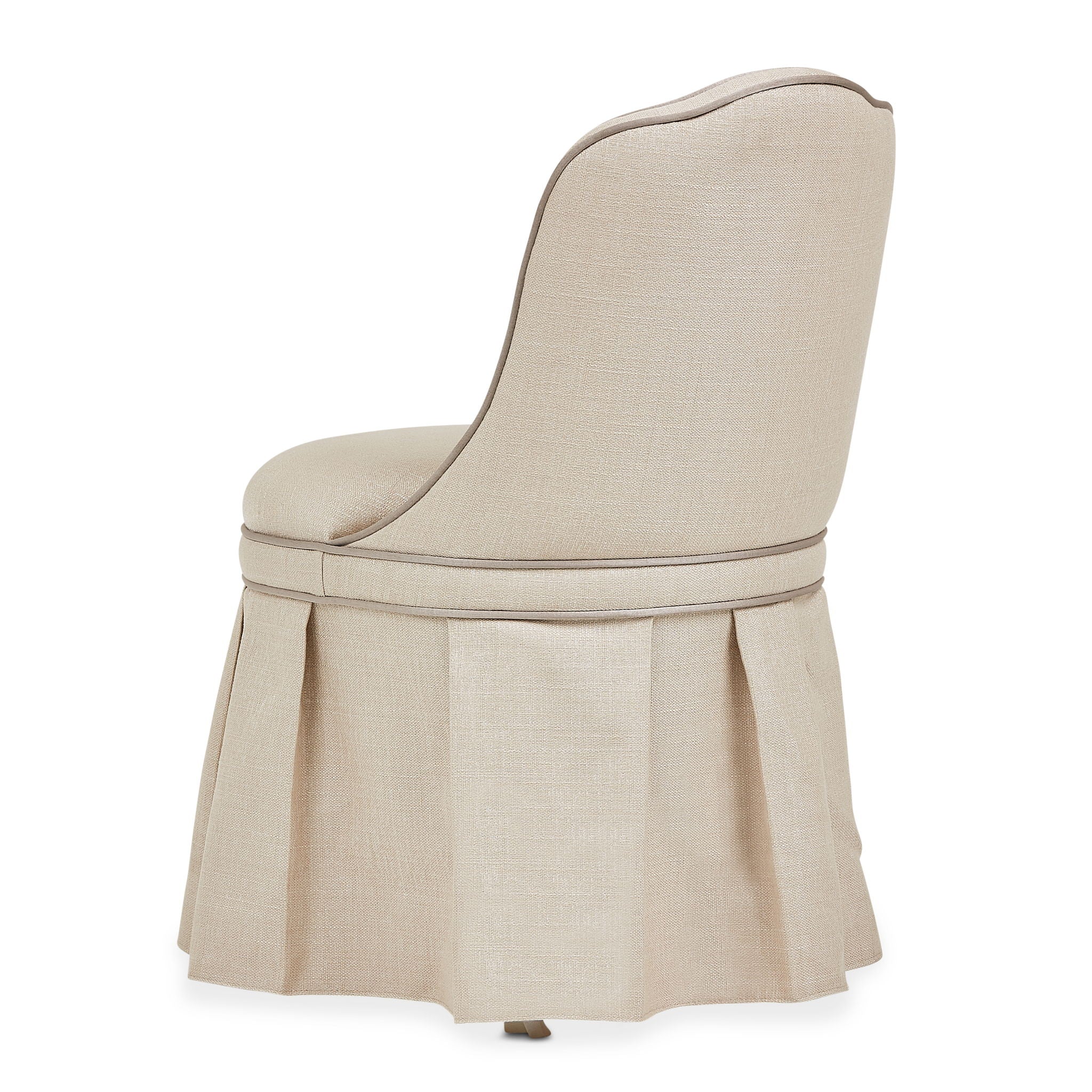 Villa Cherie - Tufted Vanity Chair - Frosted Pearl