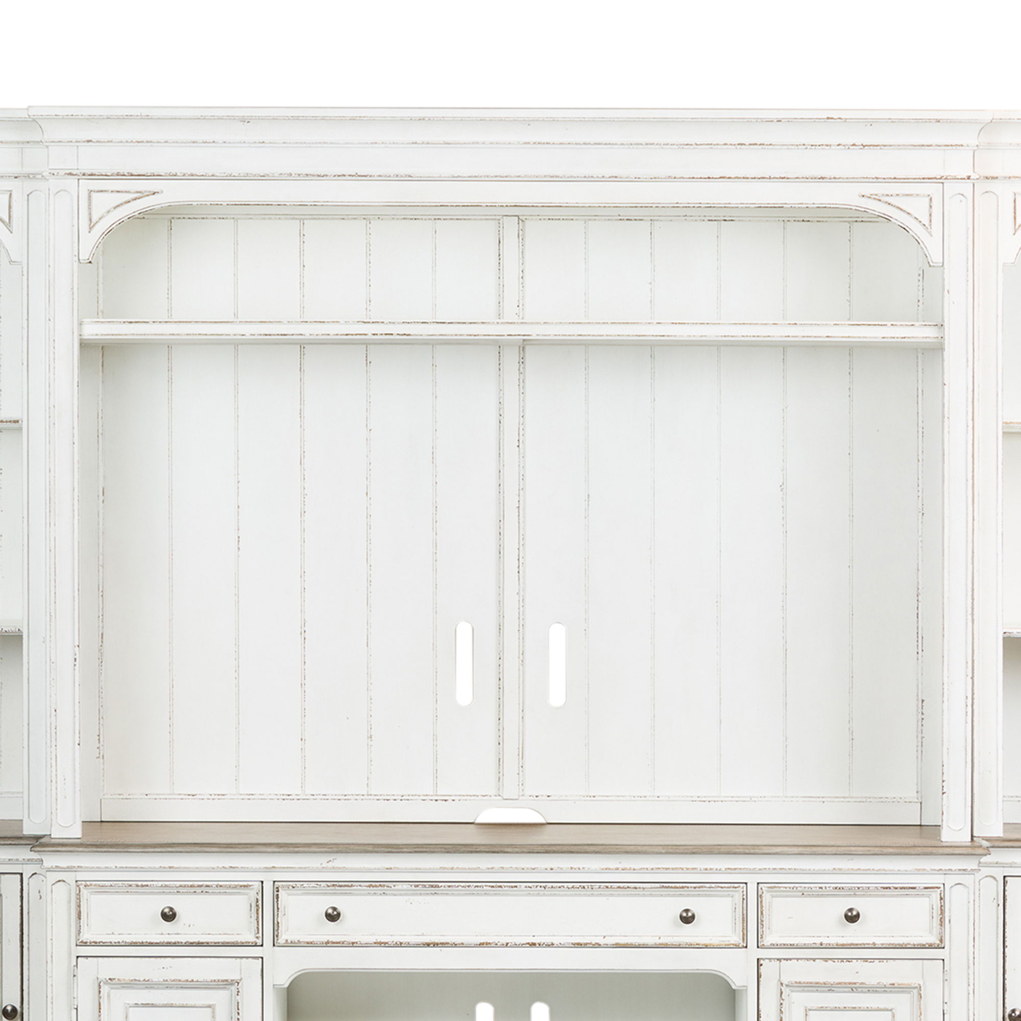 Magnolia Manor - Entertainment Hutch - Antique White