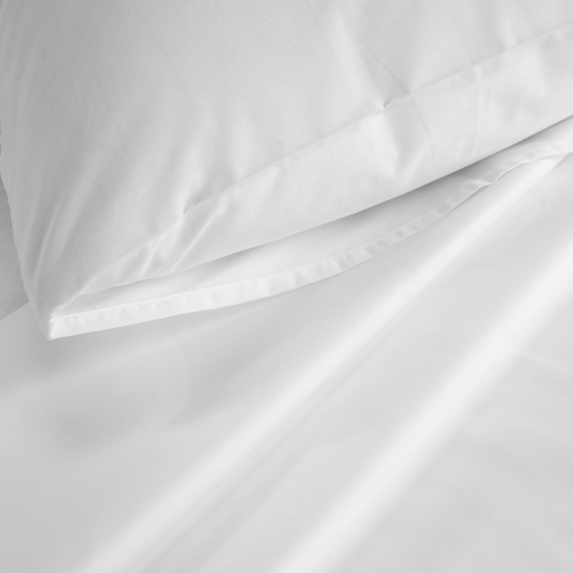Vesper - Extra Long Twin 350TC Sateen Sheet Set (Set of 3) - White